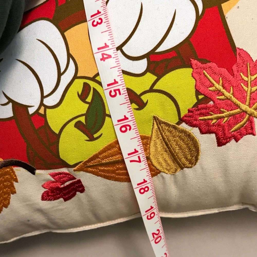 Disney Mickey and Minnie Autumn Pillow
